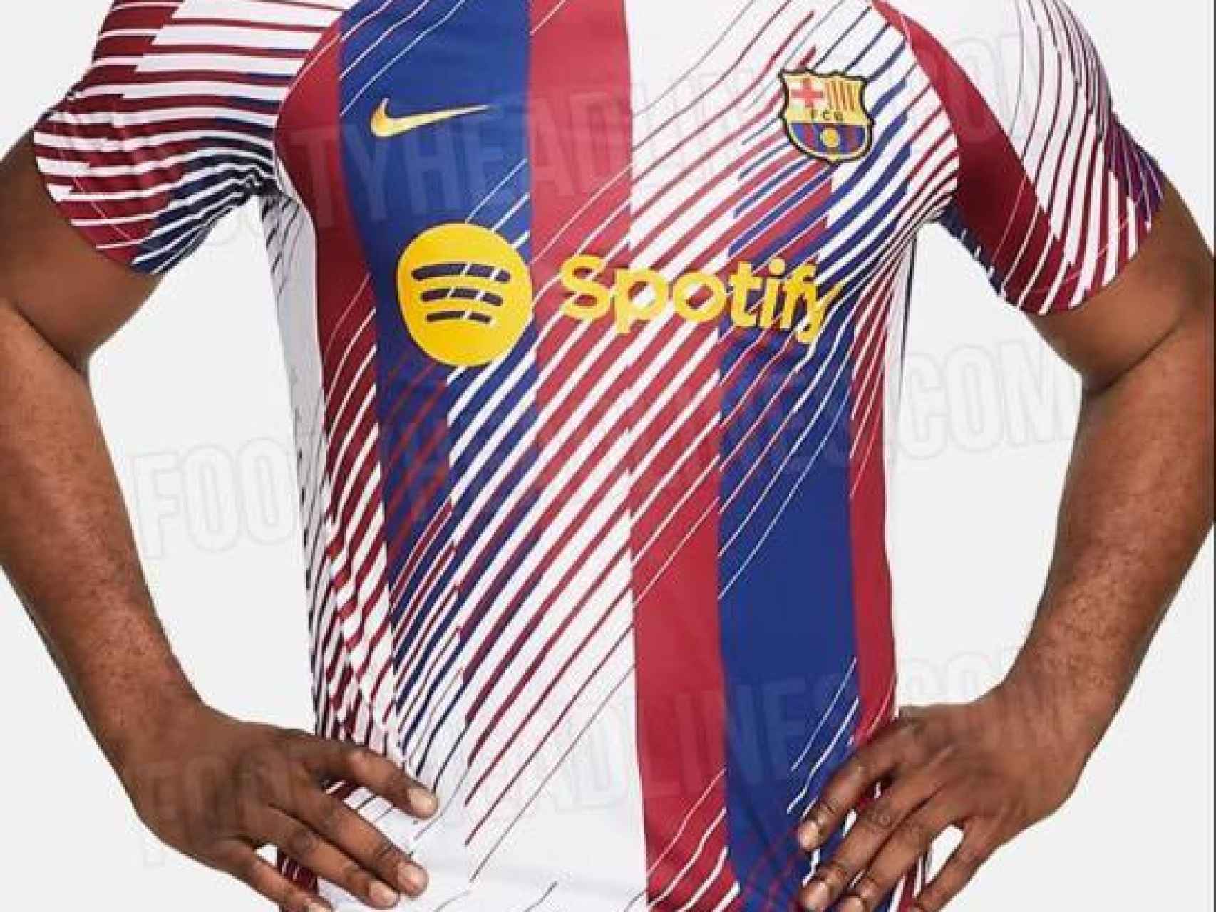 Se filtra la nueva camiseta prepartido del Barça y genera rechazo en