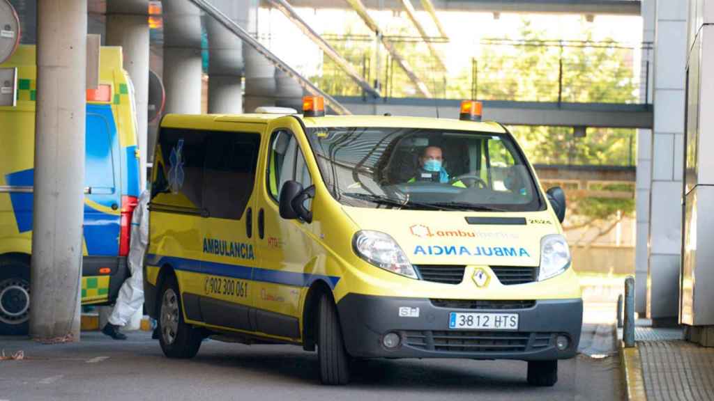 Una ambulancia del grupo HTG, líder nacional del sector