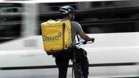 Un 'rider' de Glovo / EUROPA PRESS