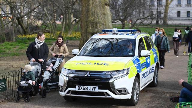 Una patrulla de la policía británica en una imagen de archivo / EFE