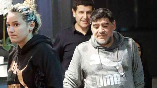 Diego Armando Maradona y su novia, Rocío Oliva / EUROPA PRESS