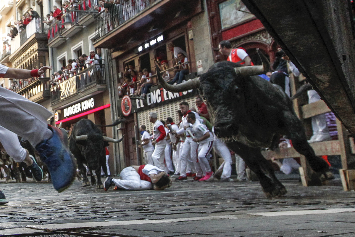 Imagen de archivo de una corrida de toros en Pamplona / EP