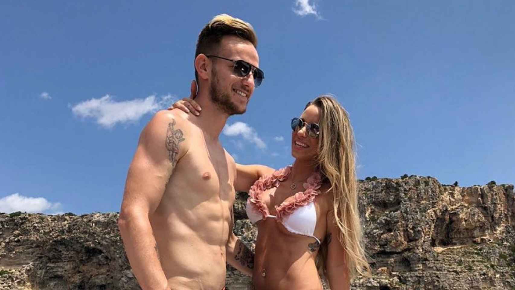 El futbolista del Barça Ivan Rakitic y su mujer, Raquel Mauri / INSTAGRAM