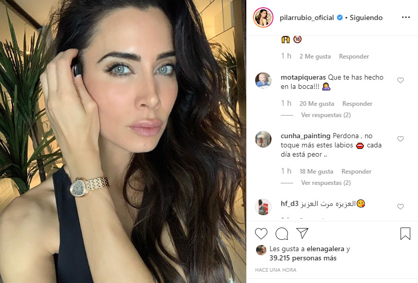 Algunos de los comentarios a la foto de Pilar Rubio | INSTAGRAM