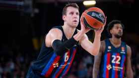 Jan Vesely, el líder en puntos del Barça de basket contra el Baskonia / FCB