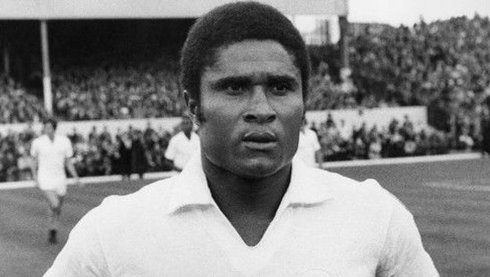 Eusebio, con la selección portuguesa