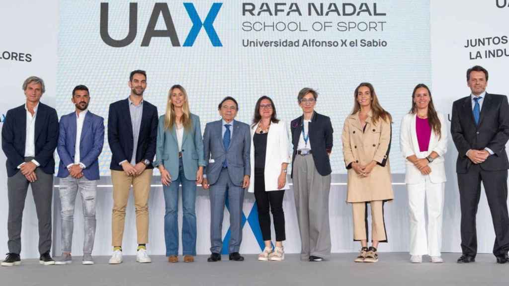 Fotografía del evento de UAX Rafa Nadal School of Sport / REDES