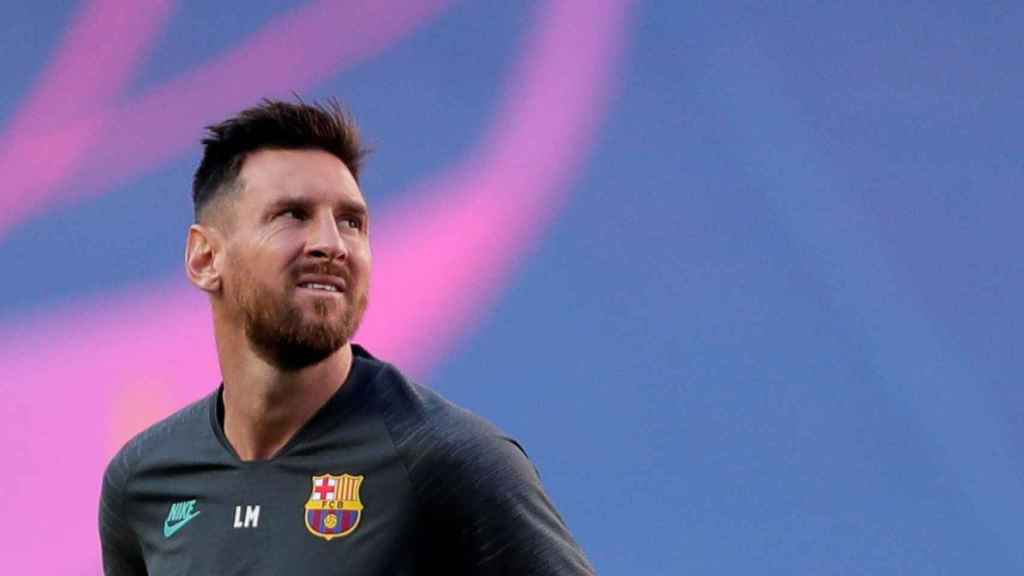 Messi, en un partido con el Barça | EFE