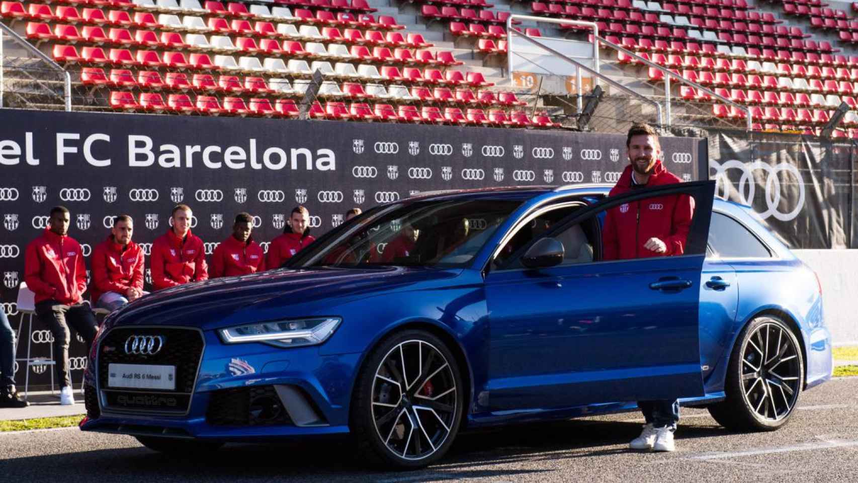 Una imagen de archivo de Leo Messi en un acto con Audi / EFE