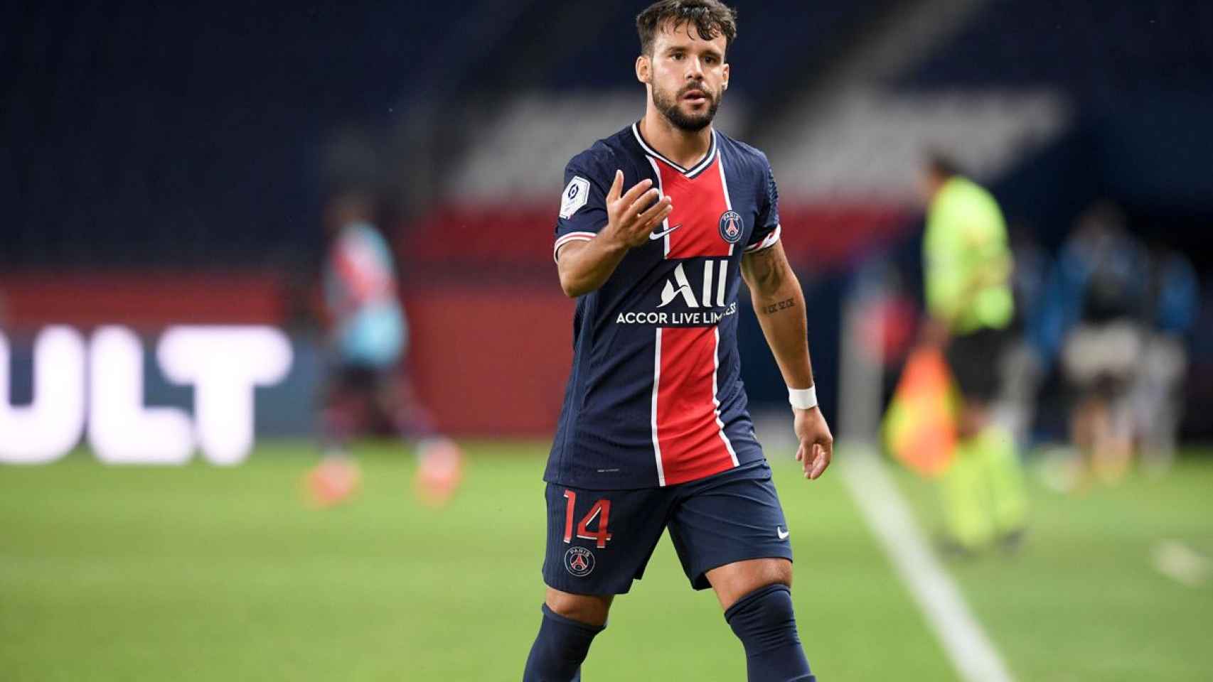 Juan Bernat, en un partido con el PSG / REDES