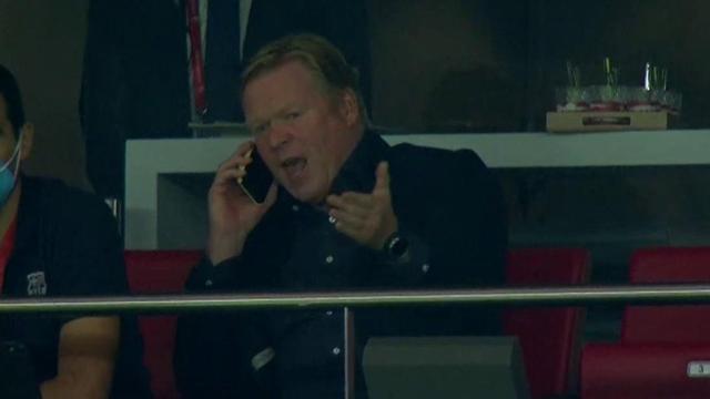 Ronald Koeman explota en el Wanda Metropolitano / REDES