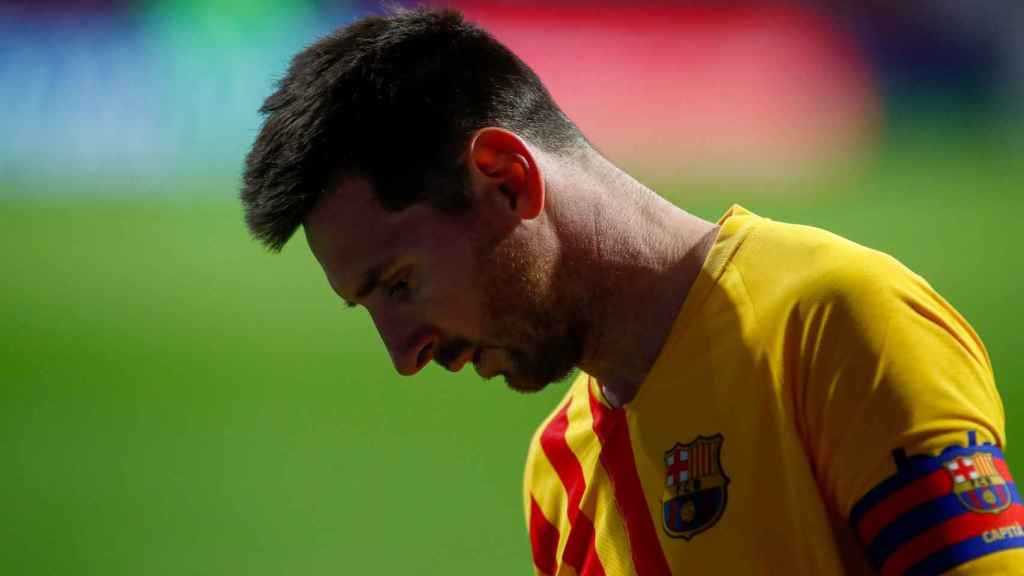 Leo Messi, en el choque ante el Atlético de Madrid | EP