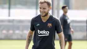 Una foto de Ivan Rakitic durante un entrenamiento del Barça / FCB