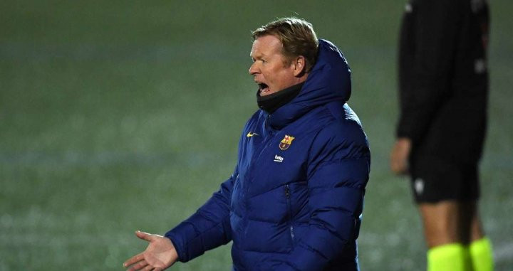 Koeman, en el choque ante el Cornellà | EFE