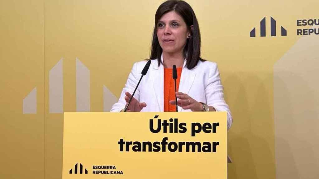 La secretaria general adjunta y portavoz de ERC, Marta Vilalta / EUROPA PRESS