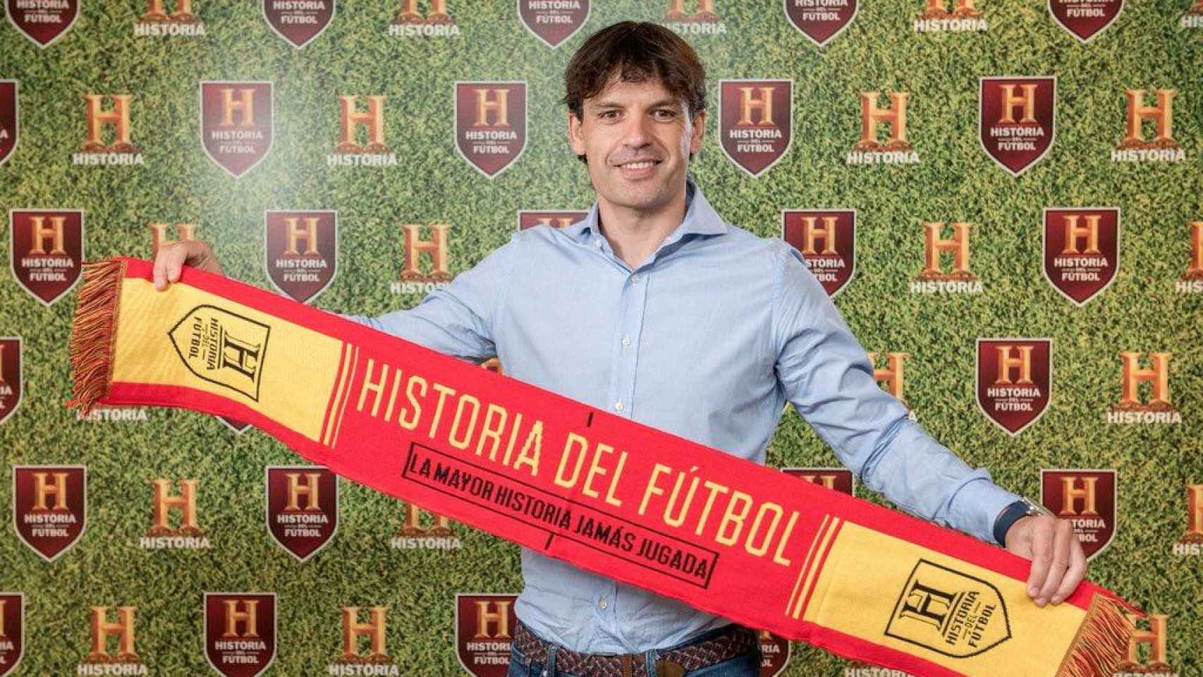 El exfutbolista Fernando Morientes, en la presentación del especial Historia del Fútbol / CANALDEHISTORIA