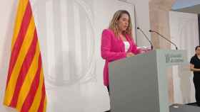 La portavoz del Govern, Patrícia Plaja, en rueda de prensa posterior al Consell Executiu / EUROPA PRESS