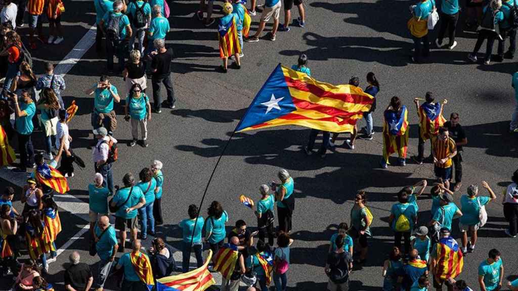 Imagen del acto de la ANC en la última Diada / EP