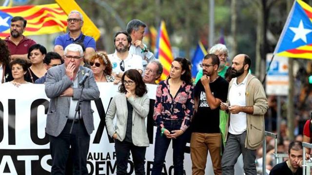 El vicepresidente de la ANC, Agustí Alcoberro (i) / EFE