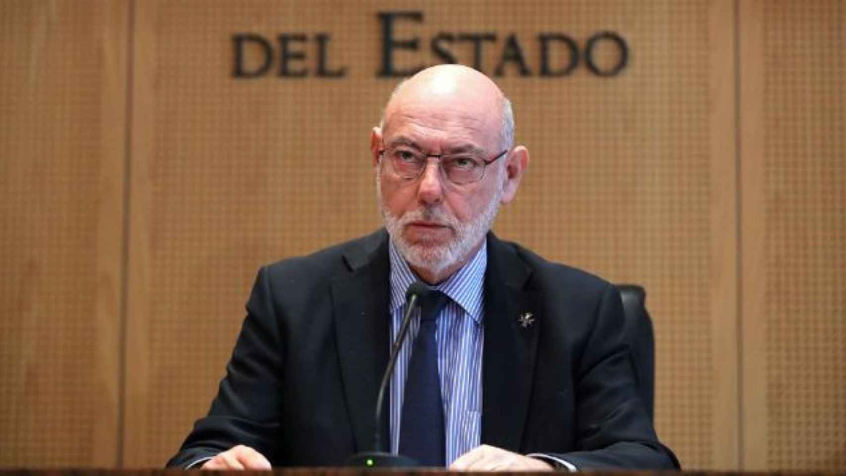 El fiscal general del Estado, José Manuel Maza, en una comparecencia pública / EP