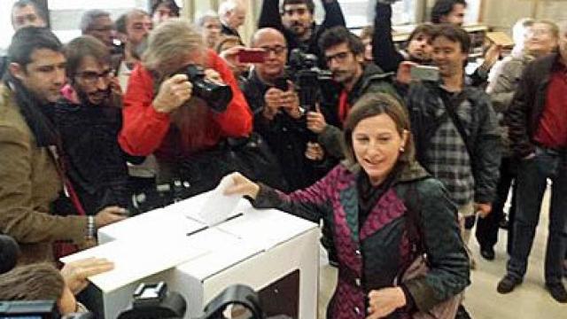 La presidenta de la ANC, Carme Forcadell