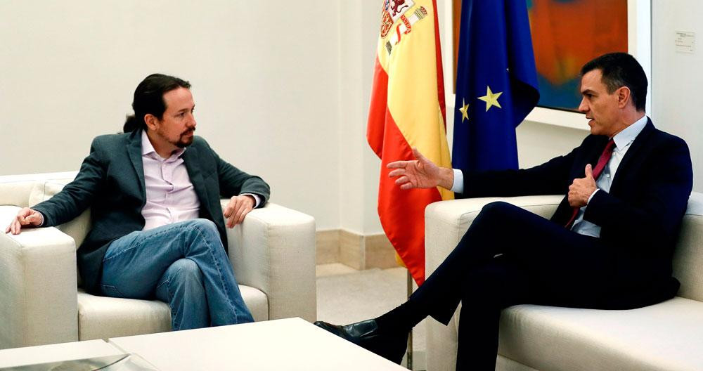 Pablo Iglesias Pedro Sanchez