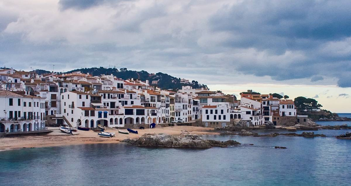 Un rincón de playa de la Costa Brava