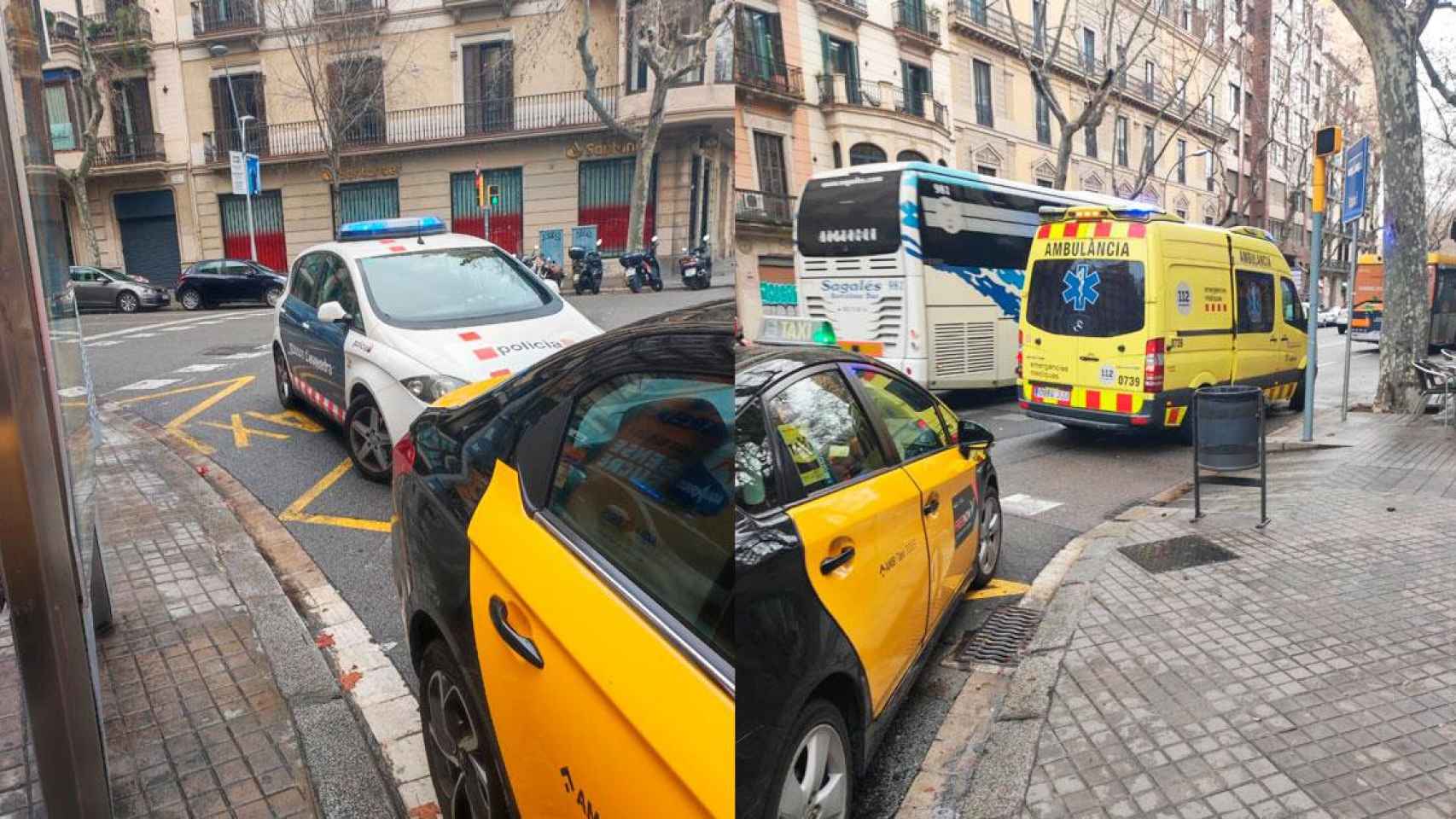 Fotografías del dispositivo para capturar al presunto ladrón del 'mataleón' en el Metro de Barcelona / CG