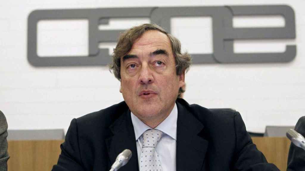 El presidente de CEOE, Juan Rosell, en una imagen de archivo / EFE