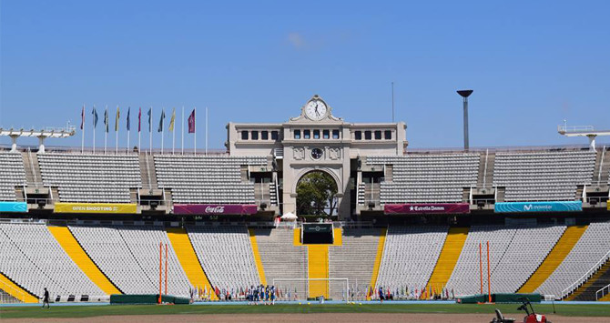 El Estadio Olímpico Lluís Companys de Montjuïc, donde opera el Open Camp / CG