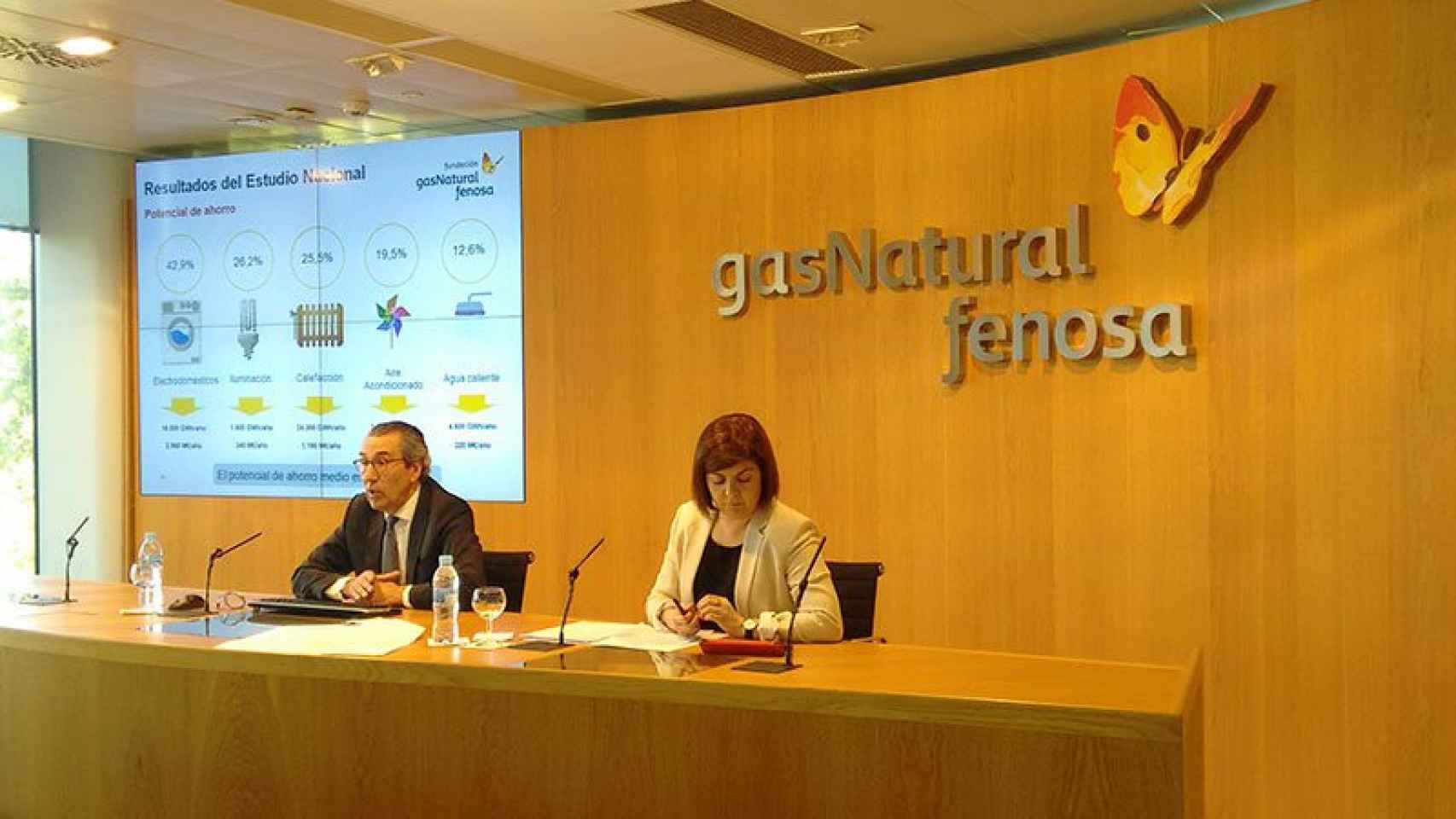 El director general de la Fundación Gas Natural Fenosa, Martí Solà, en la presentación del Índice de Eficiencia Energética.