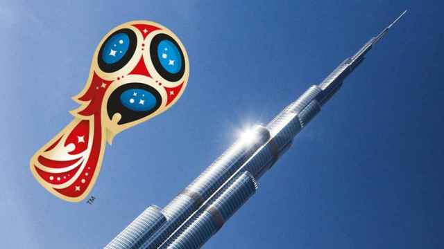 Imagen del Burj Khalifa y del logotipo del Mundial 2018 / PIXABAY - FIFA