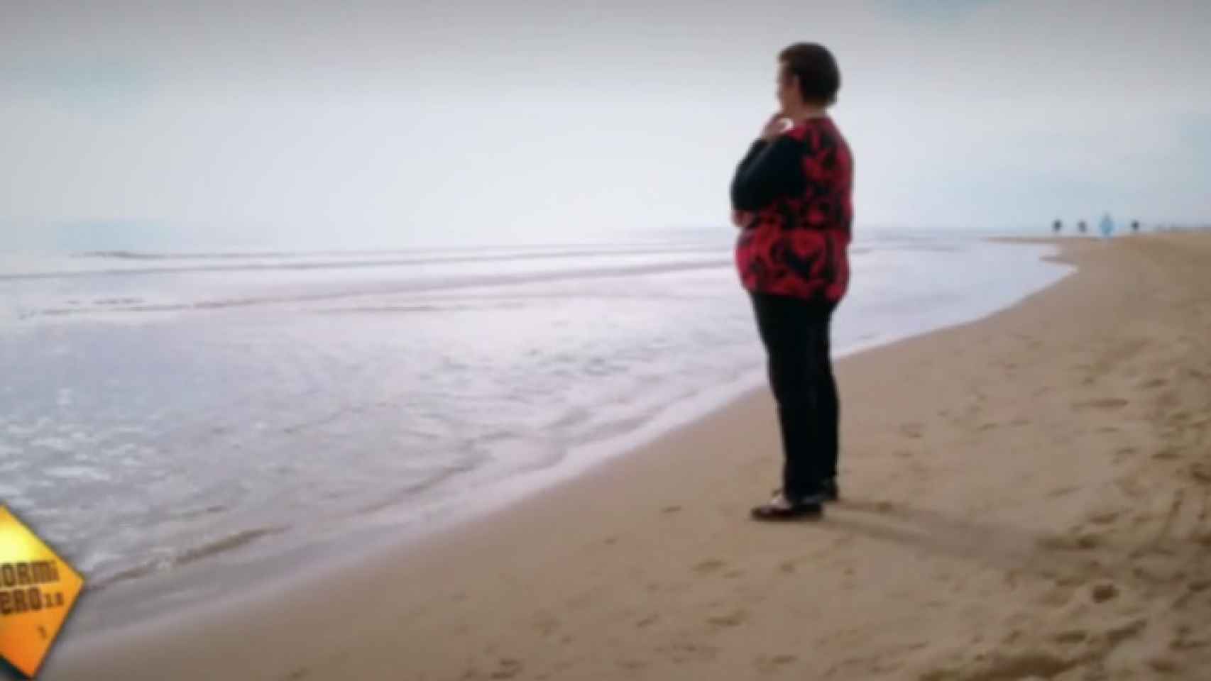 Secuencia del vídeo en el mar por primera vez