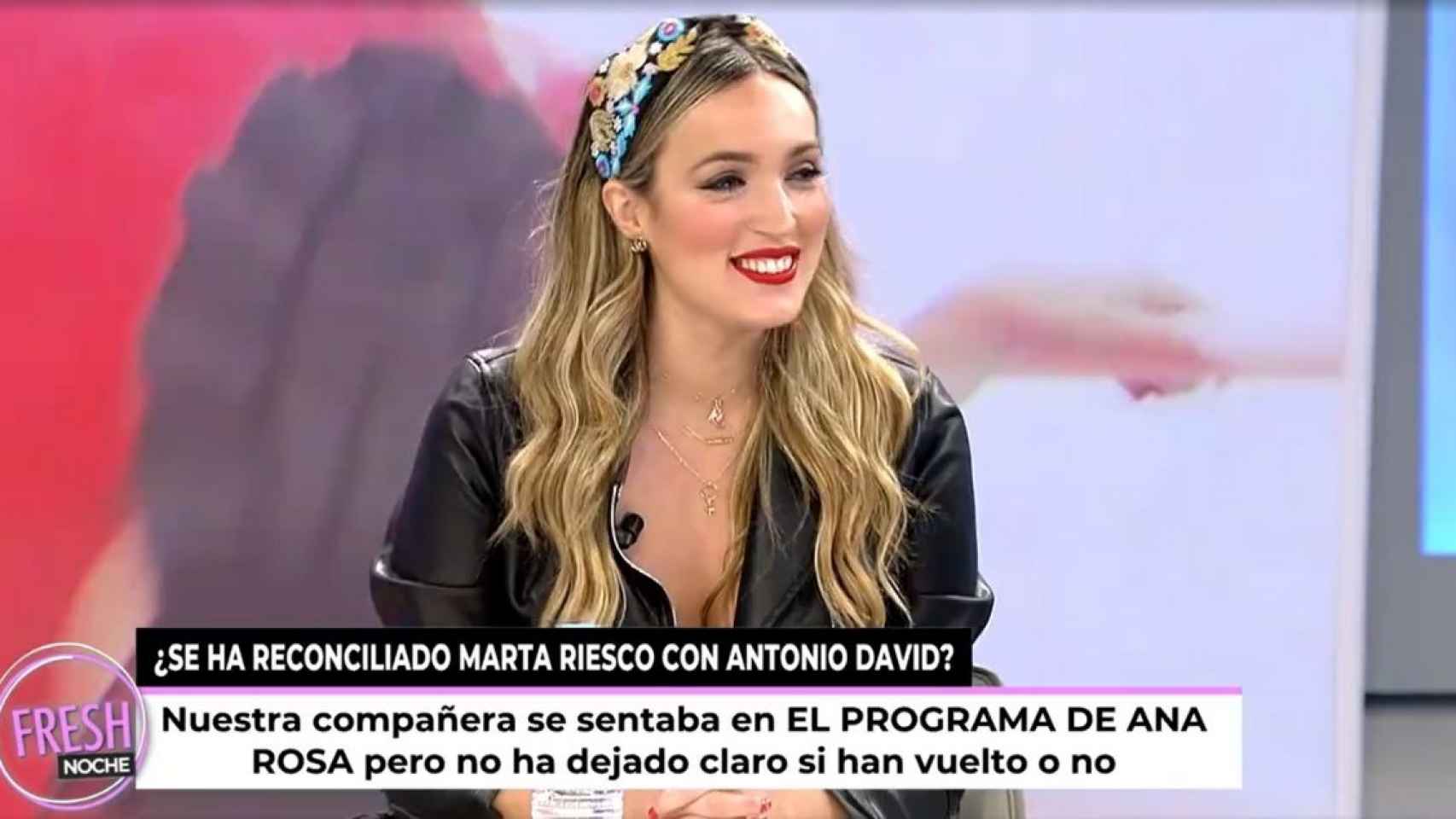 Marta Riesco en 'Ya son las ocho' / MEDIASET