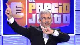 El presentador vasco, Carlos Sobera, en el programa 'El precio justo' de Telecinco / MEDIASET