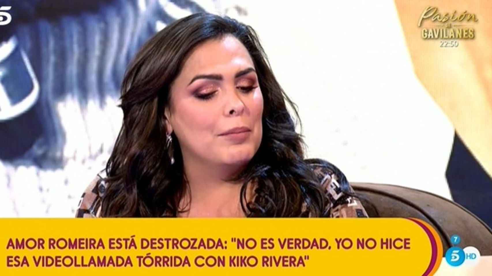 Amor Romeira, en 'Sálvame' /TELECINCO