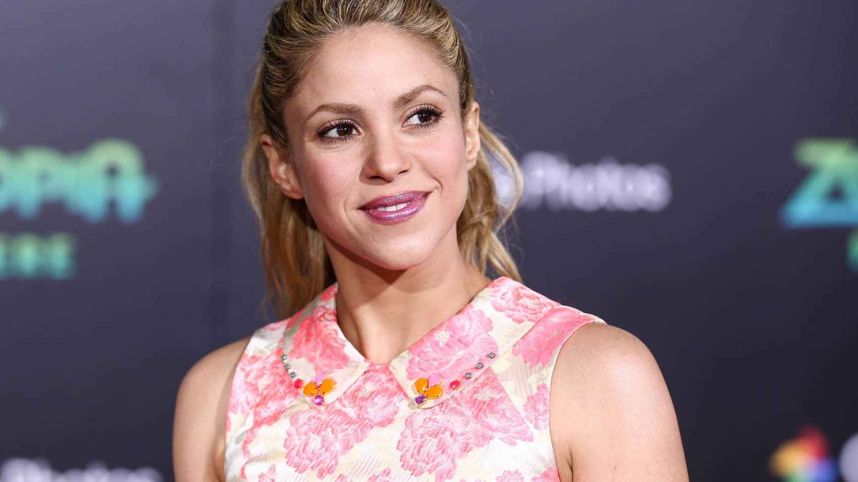 Shakira en la presentación de la película Zootopia