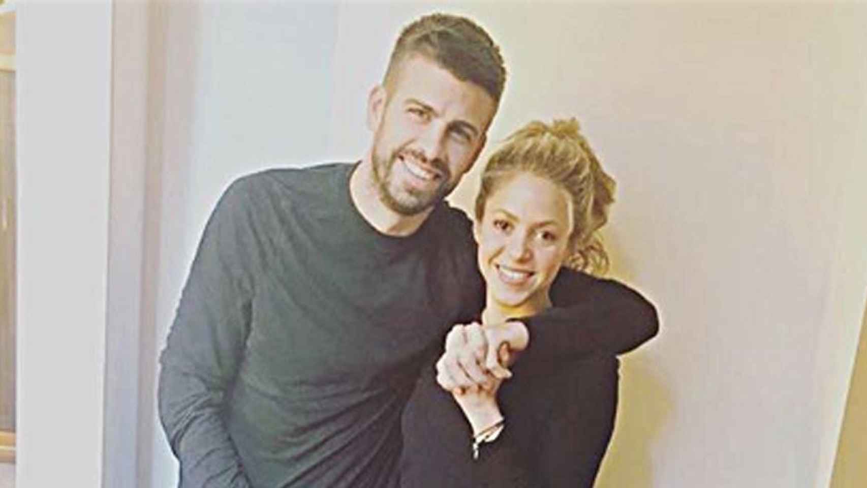 Foto de Gerard Piqué y Shakira / Instagram