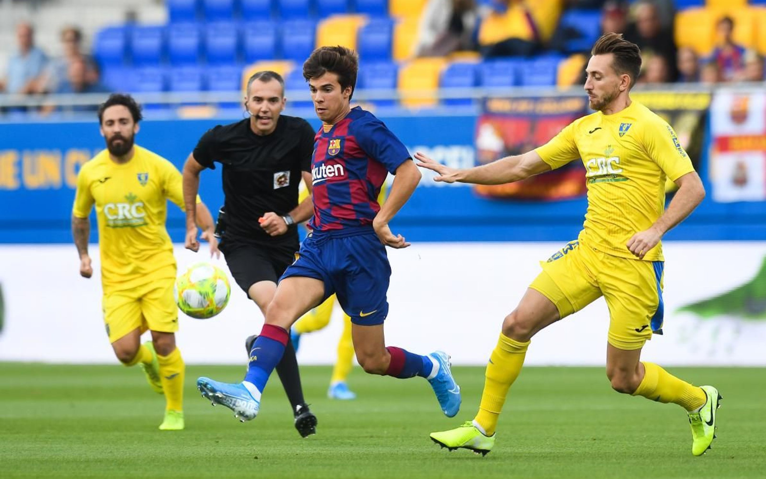 Riqui Puig jugando contra el Orihuela el pasado fin de semana / FC Barcelona