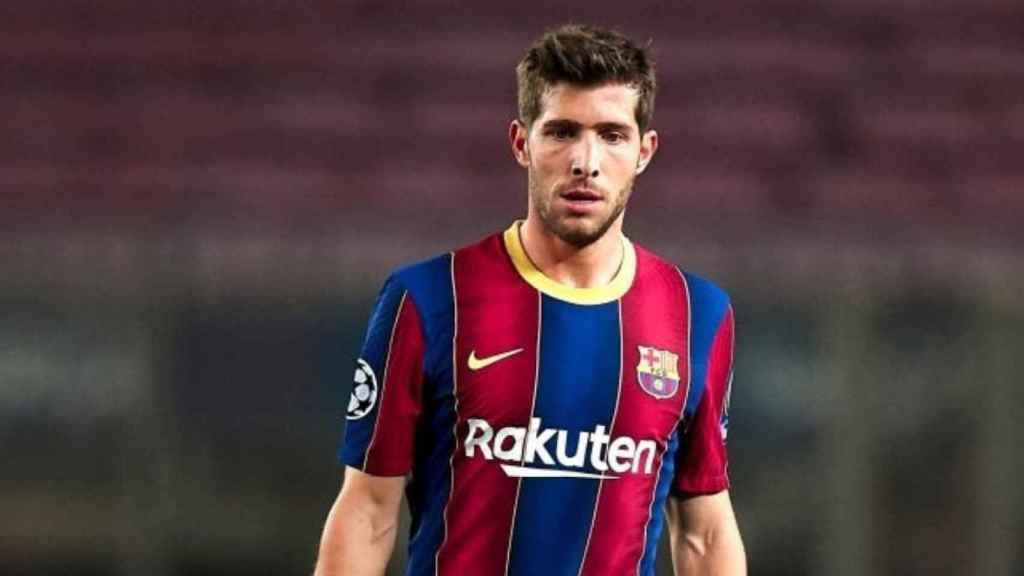 Sergi Roberto jugando con el Barça en una imagen de archivo / FC Barcelona