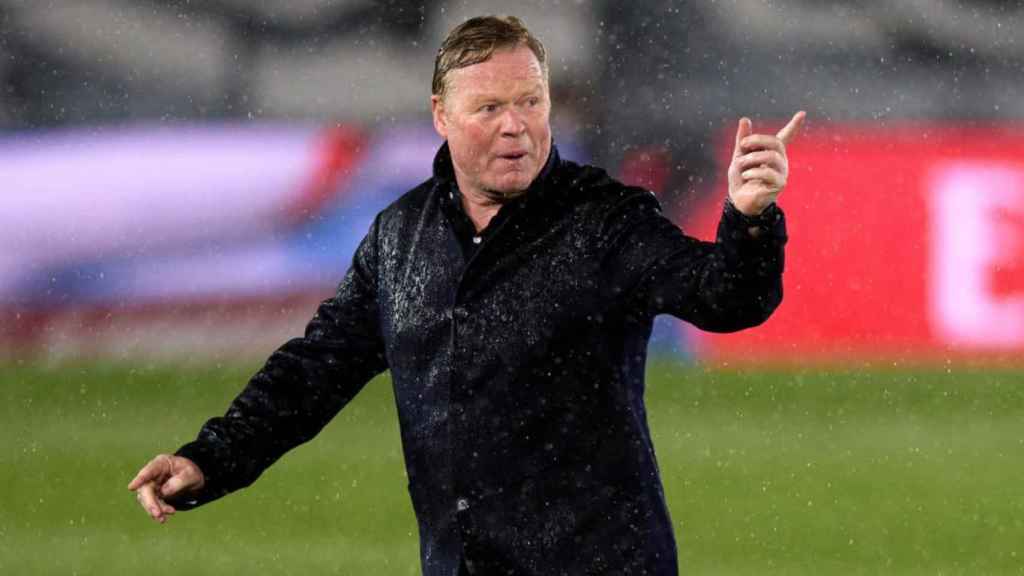 Ronald Koeman, en el partido contra el Real Madrid | EFE