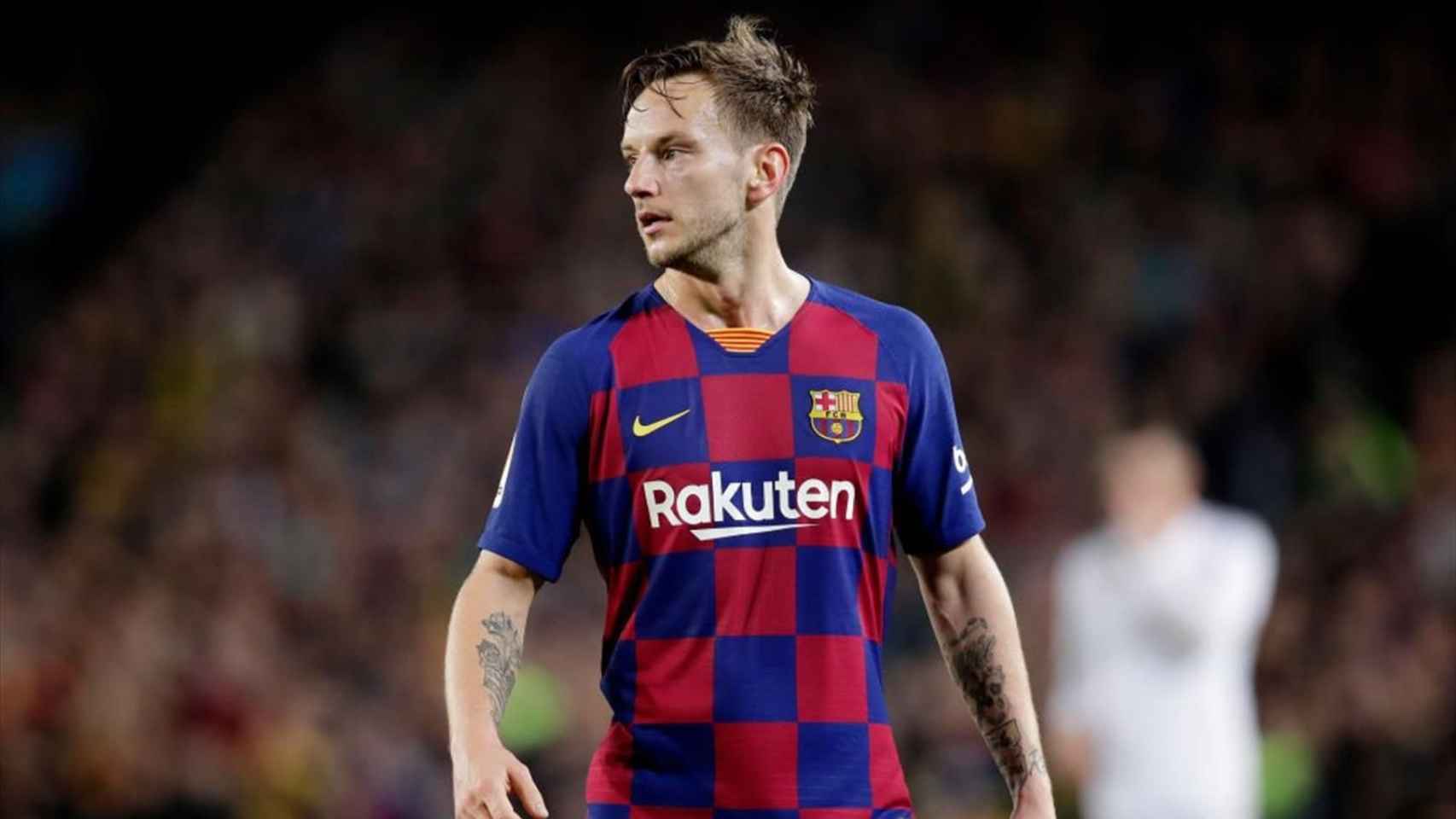 Rakitic, en un partido con el Barça | EFE