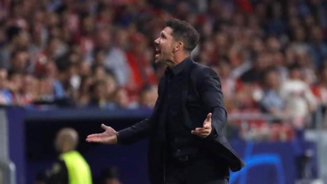 Una foto del Cholo Simeone durante un partido del Atlético de Madrid / EFE