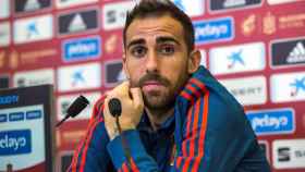 Paco Alcácer, delantero del Dortmund, habla sobre el Barça desde la convocatoria de la selección española / EFE