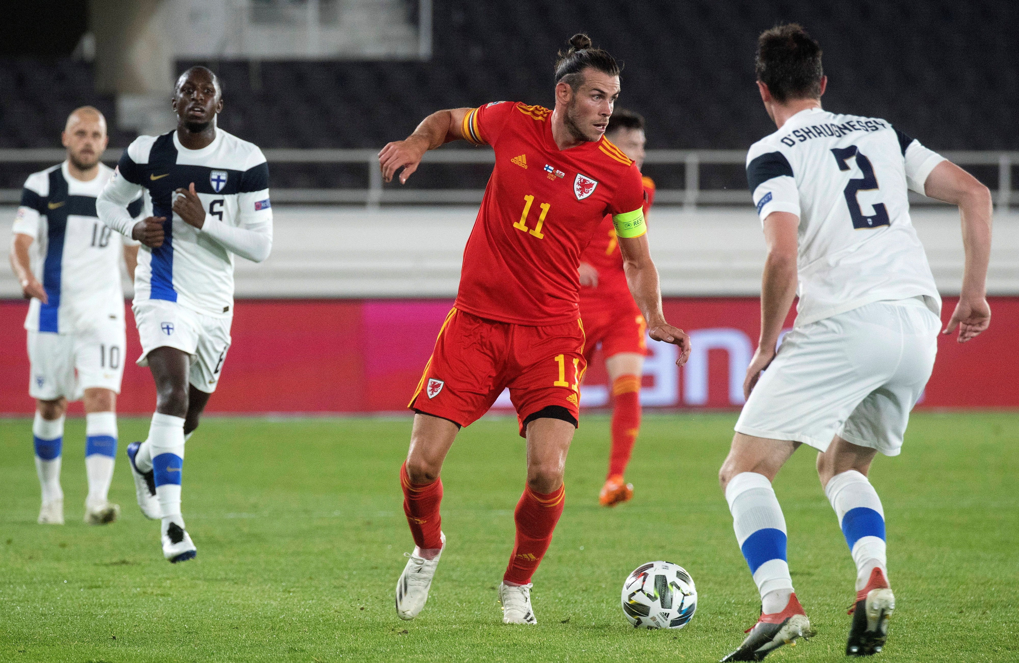 Gareth Bale durante el Gales-Finlandia / EFE