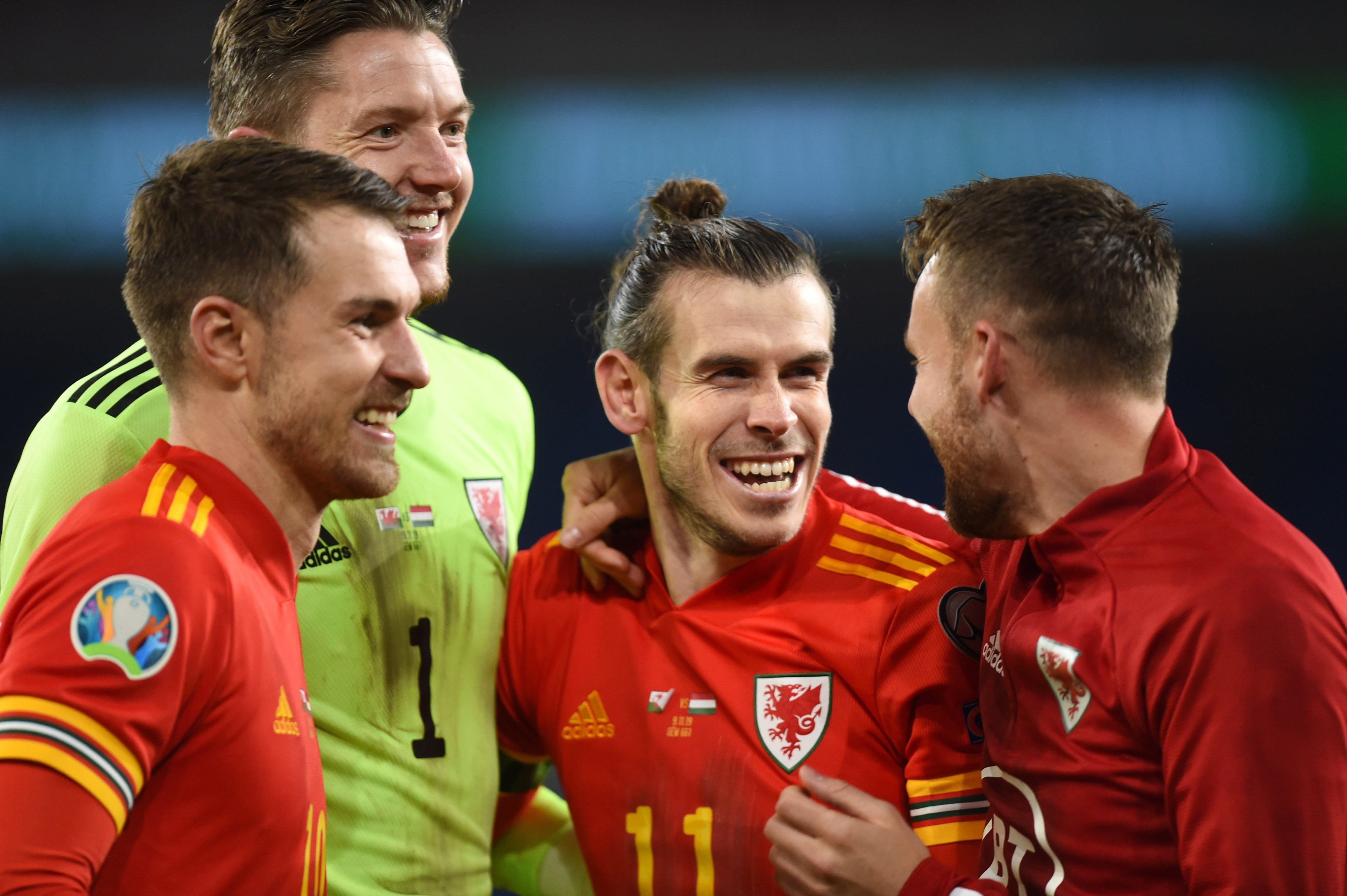 Gareth Bale celebrando la clasificación de Gales para la Eurocopa 2020 / EFE