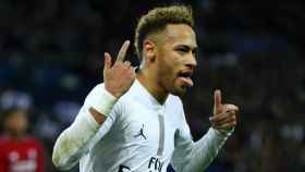 Neymar Junior celebrando un gol con el PSG / EFE