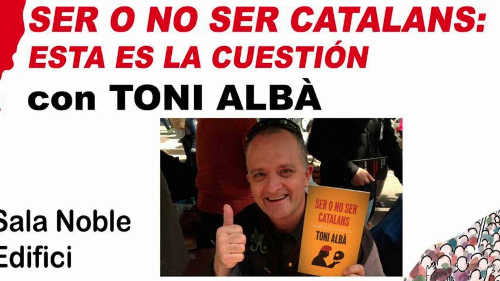 Toni Albà presenta en un acto de Súmate su nuevo libro