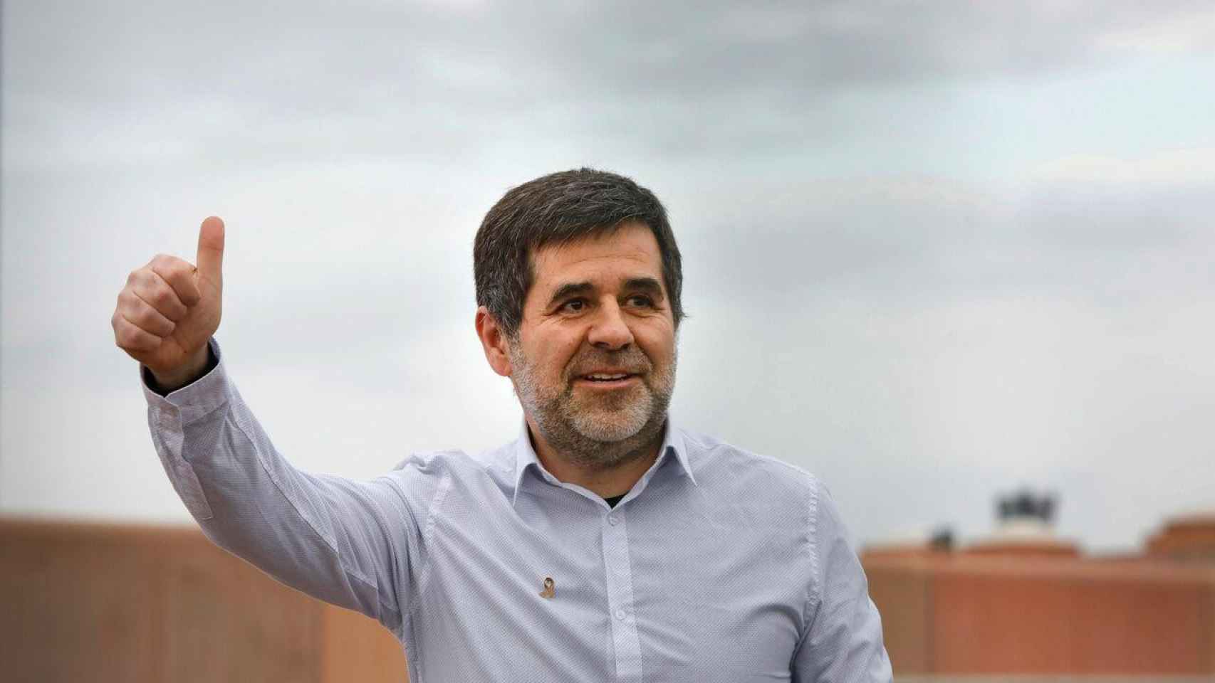 El secretario general de JxCat y expresidente de la ANC, Jordi Sànchez, a la salida de la cárcel de Lledoners / EFE