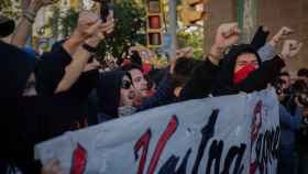 Una manifestación de los CDR, organización de la que formaba parte la persona a la que se le incautó la porra y el puño americano en Das / EUROPA PRESS